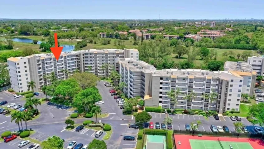 outside of the building, areal view