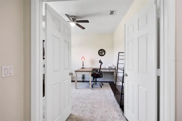 TO YOUR LEFT WILL BE THE OFFICE/BEDROOM