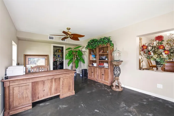 office/den at entrance