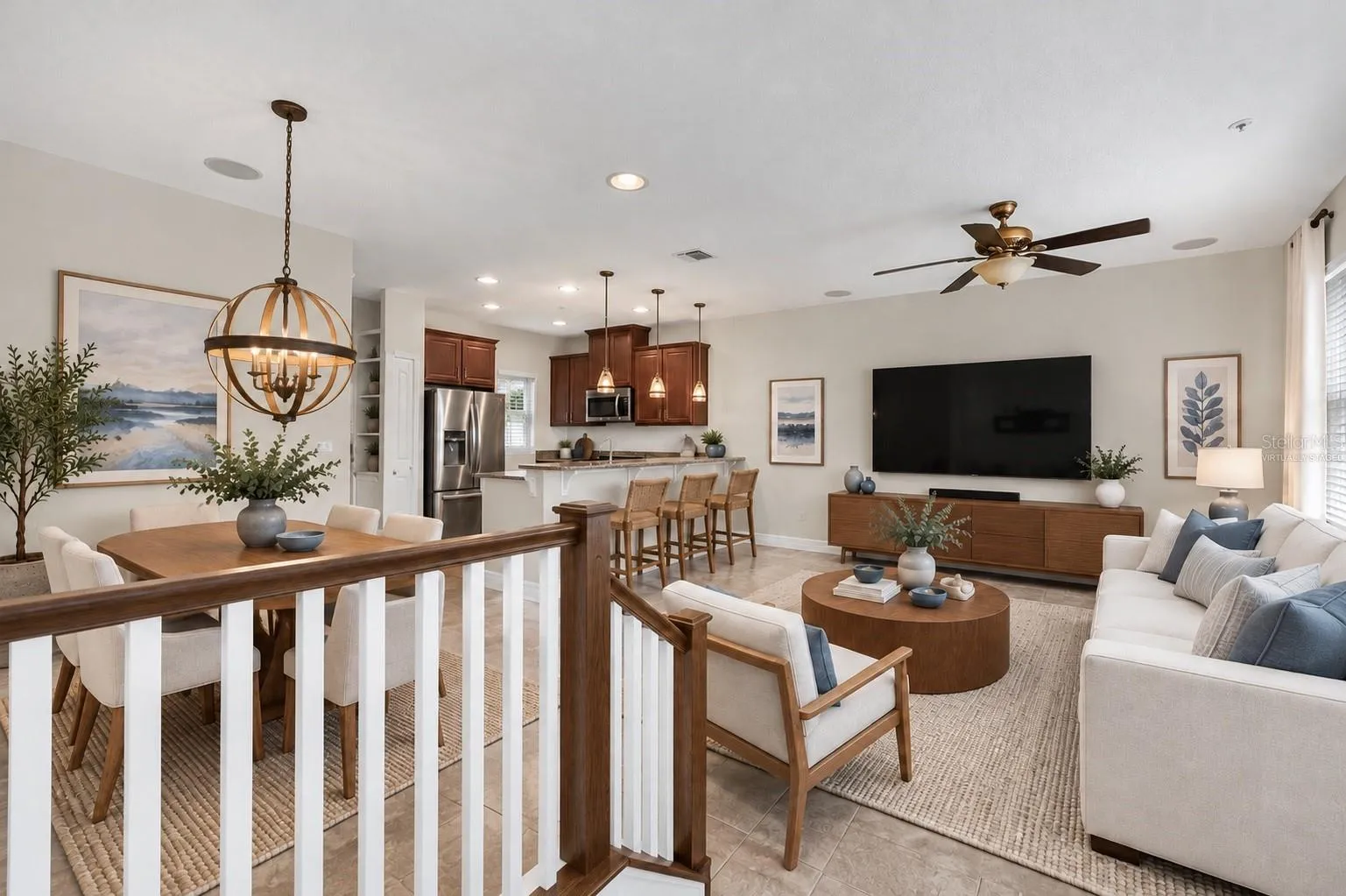 Virtually Staged foyer