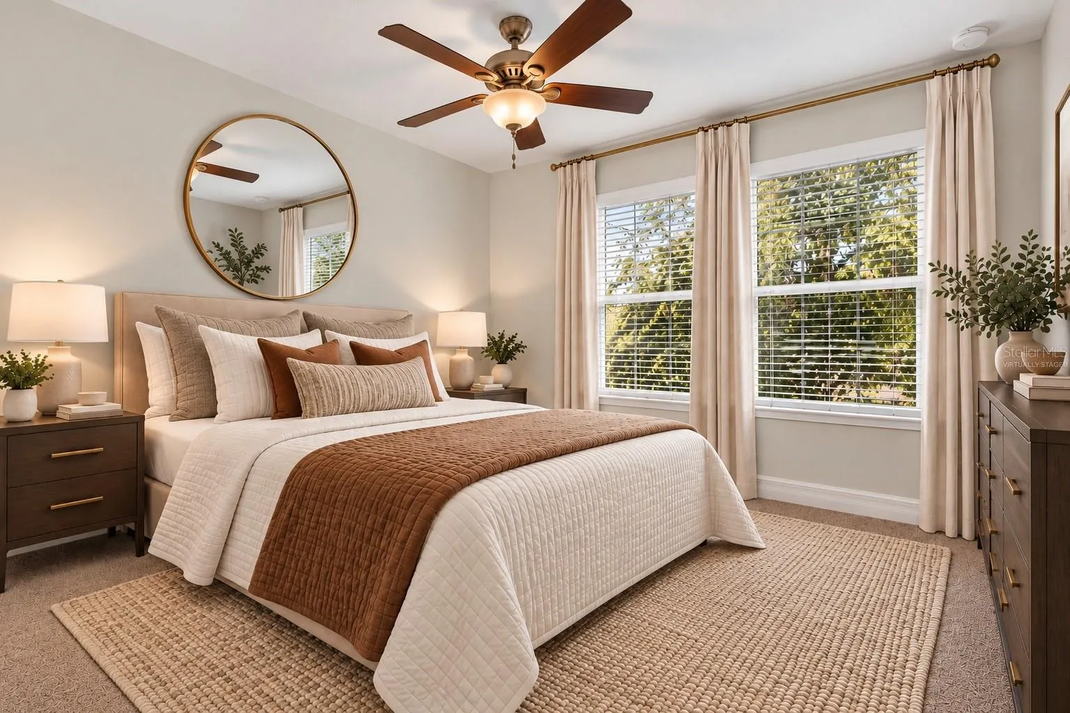 Virtually Staged bedroom 3