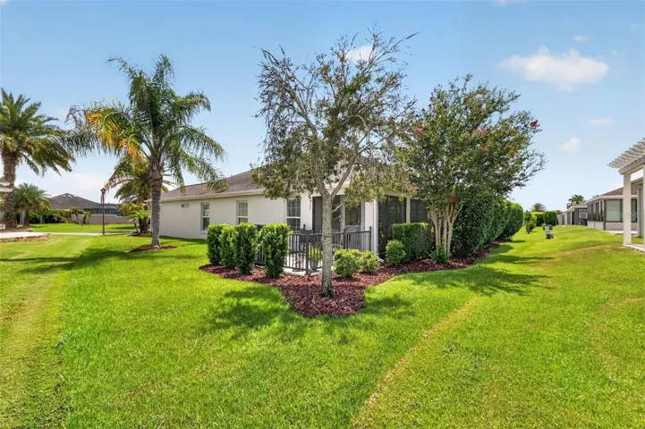 Rear and Side Elevation with ROOM FOR A POOL!