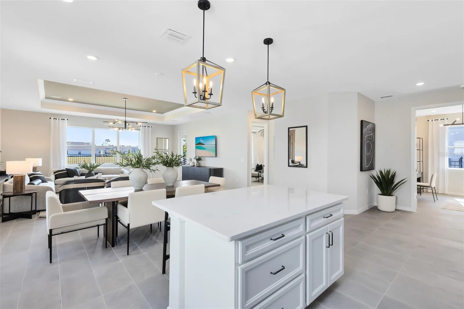 Model Home Design Only. Pictures and furnishings are for illustrative purposes only. Elevations, colors and options may vary. Furniture is for model home staging only.