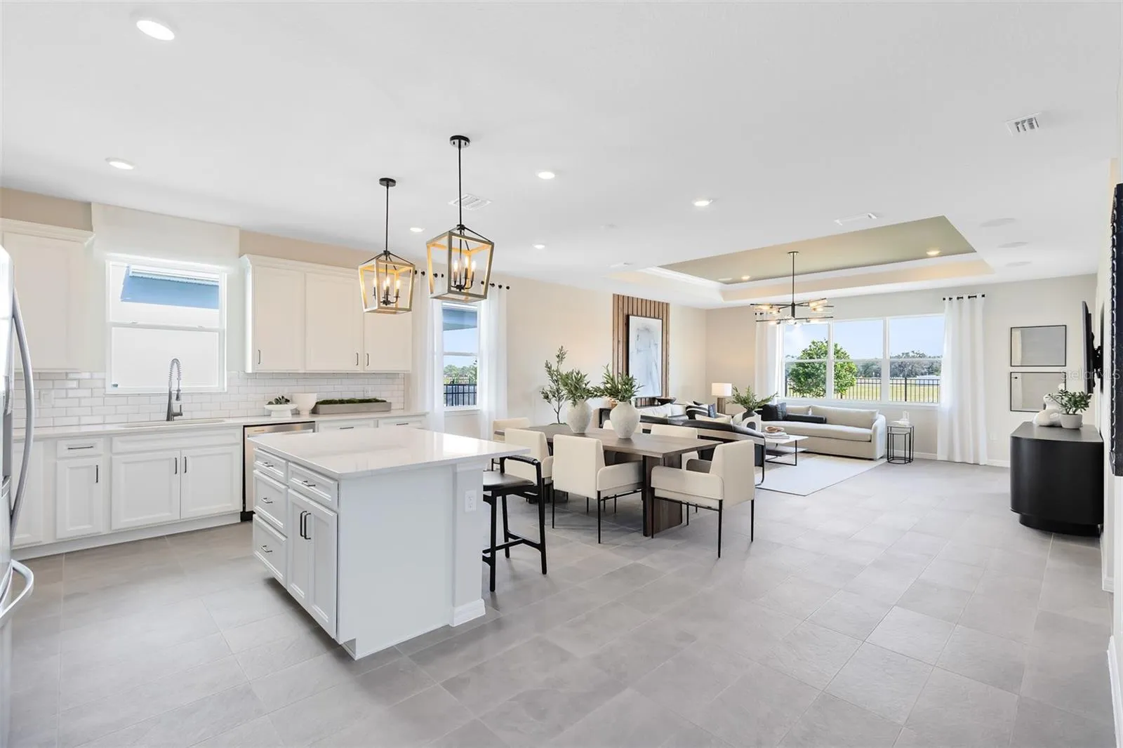 Model Home Design Only. Pictures and furnishings are for illustrative purposes only. Elevations, colors and options may vary. Furniture is for model home staging only.