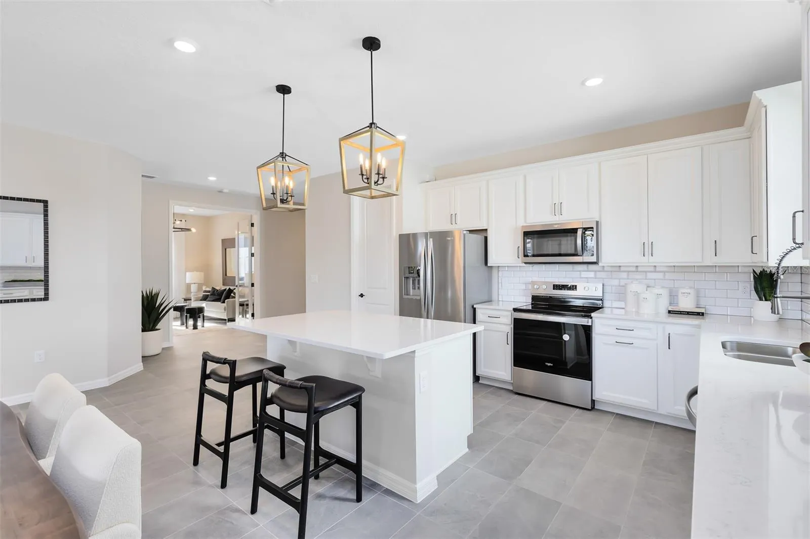 Model Home Design Only. Pictures and furnishings are for illustrative purposes only. Elevations, colors and options may vary. Furniture is for model home staging only.