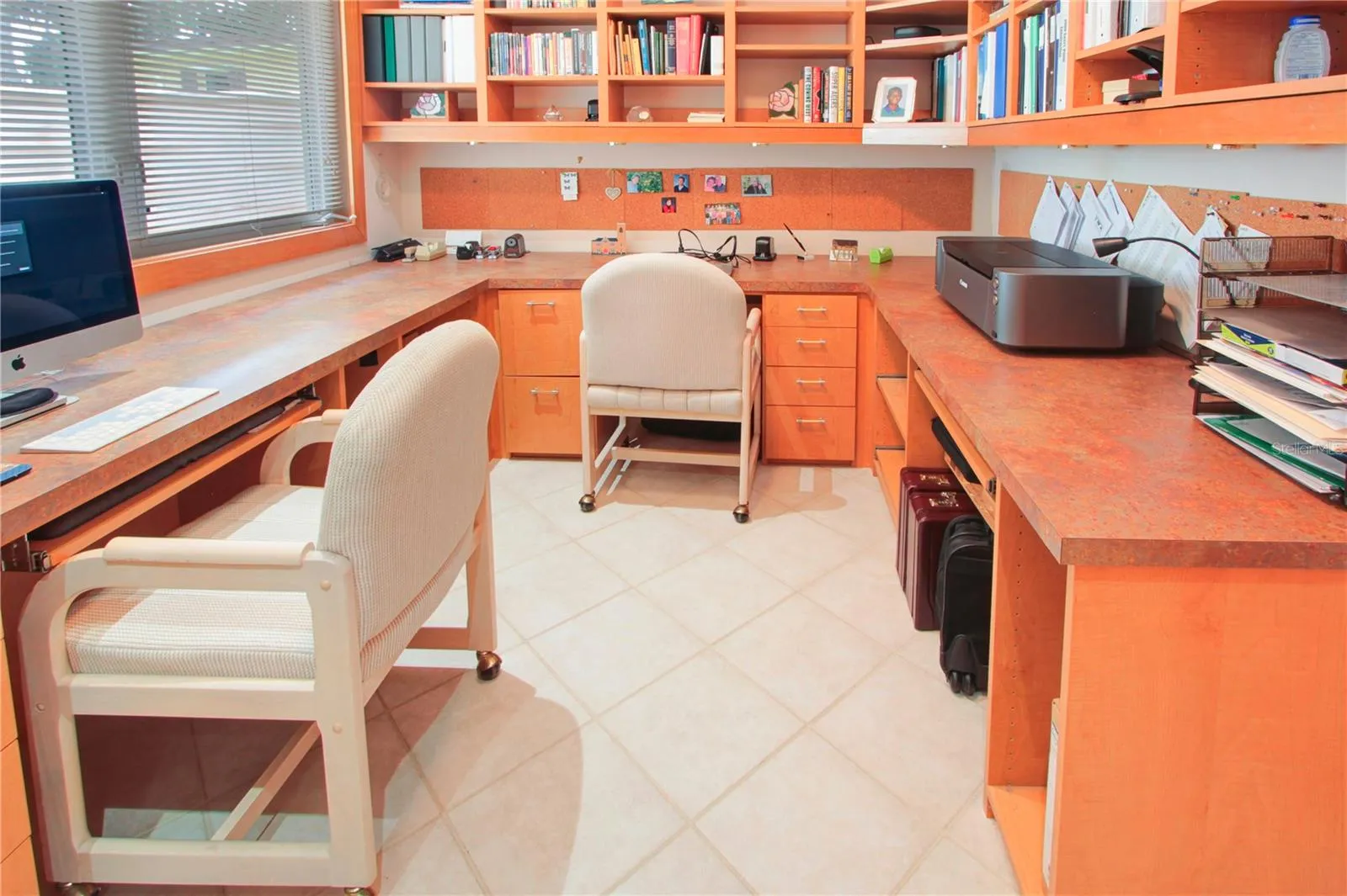 A dedicated workspace at home