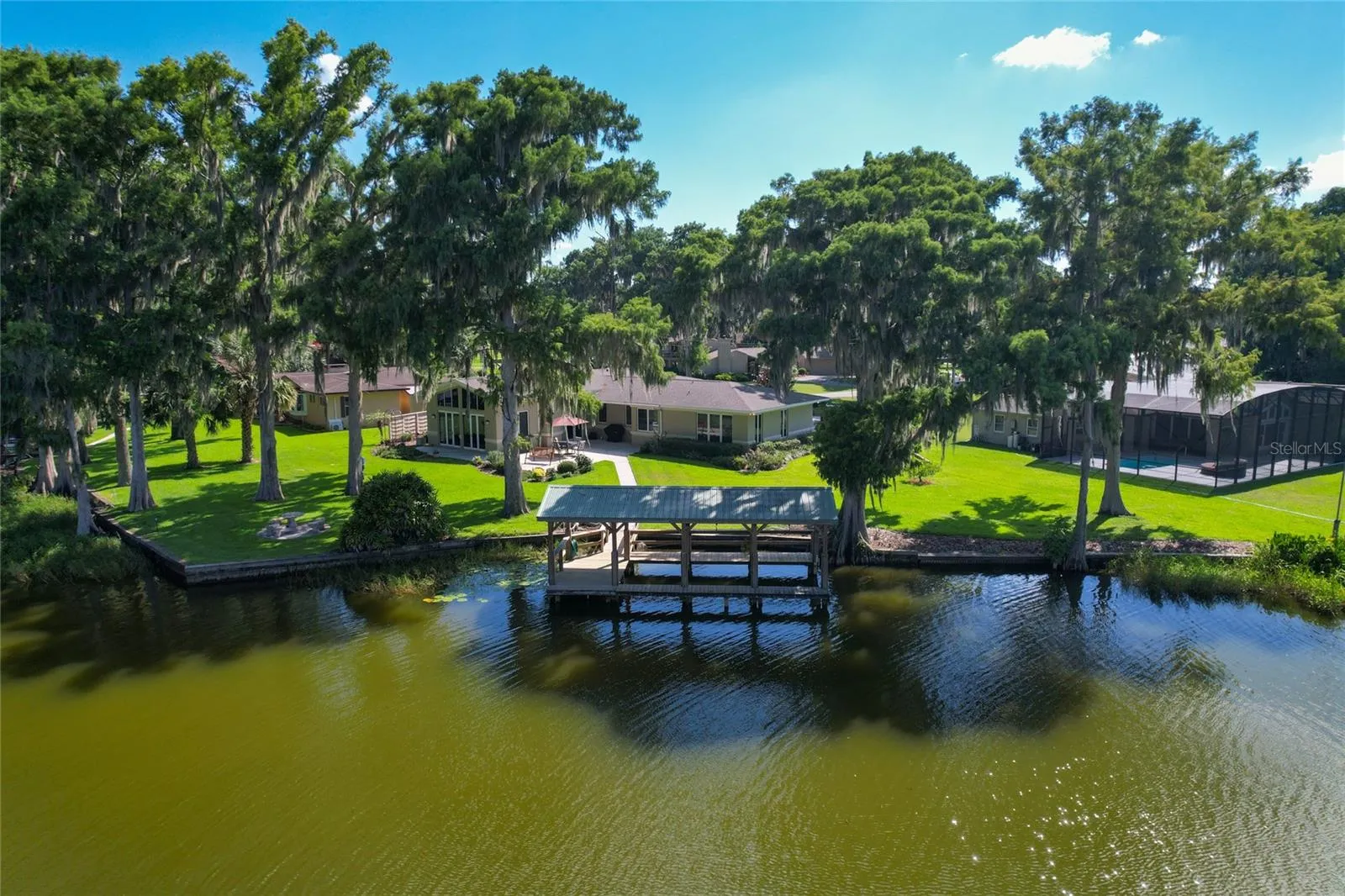 Covered boathouse, endless adventures