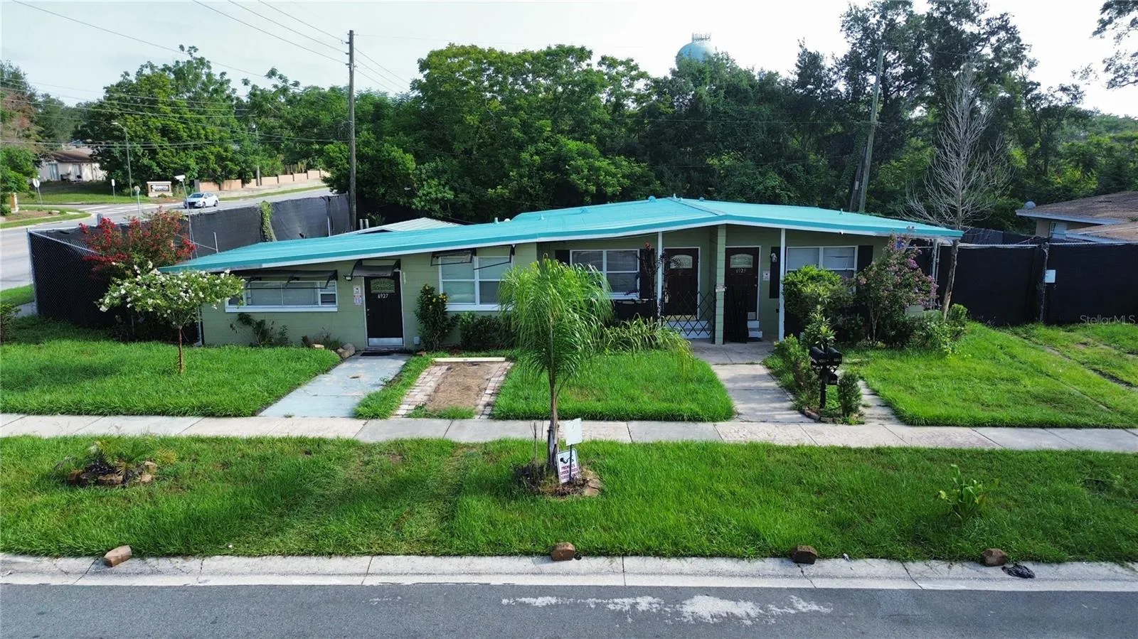 Front of Triplex