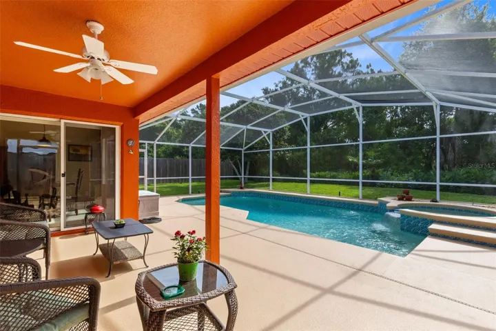 back patio/pool