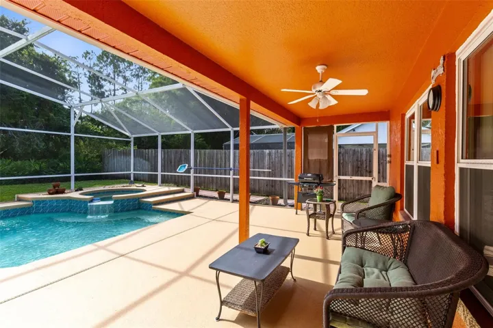 back patio/pool