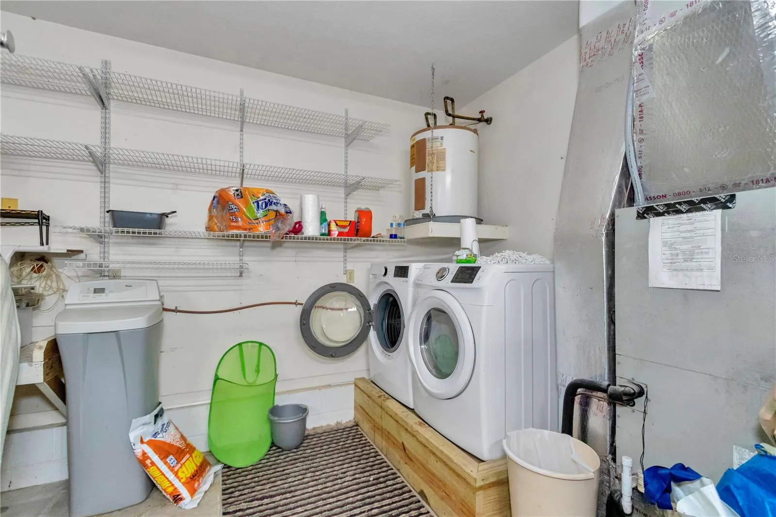 Laundry in the garage