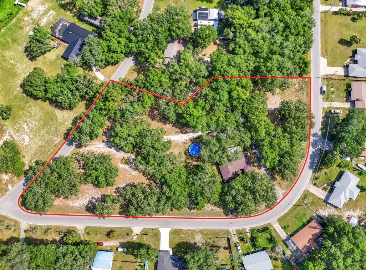 Border of property line