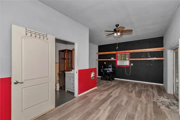 Detached building currently being used as "man cave"