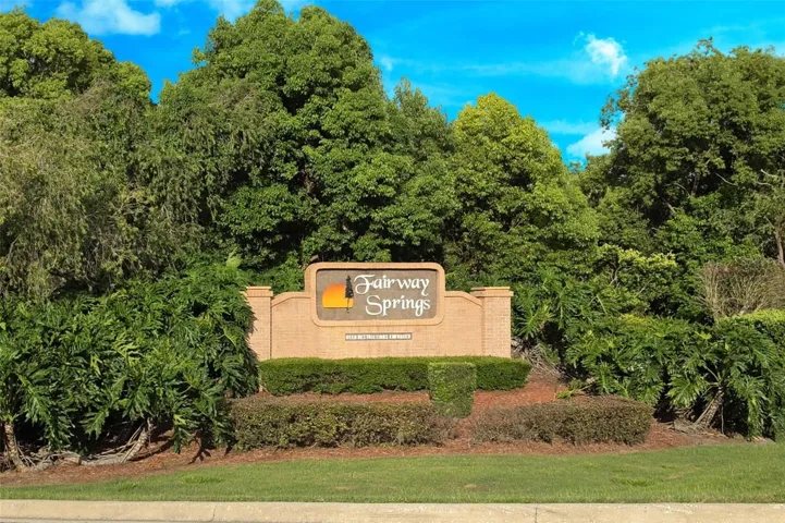 Fairway Springs Community Entrance Sign