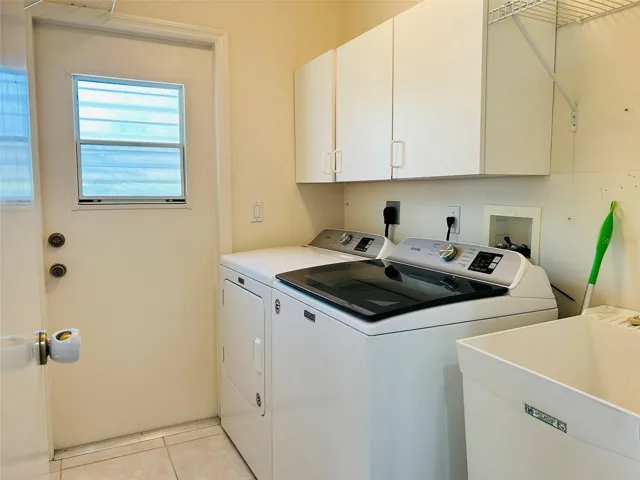 Inside Laundry room
