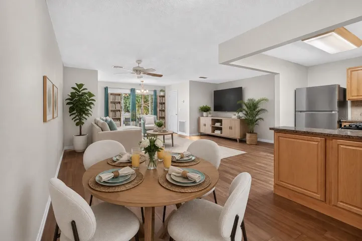 Virtually staged. Open concept floor plan.