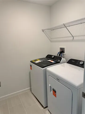 Upstairs laundry