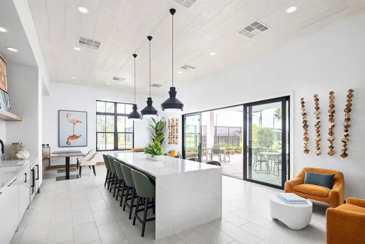 Clubhouse dining room
