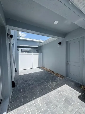 Outdoor courtyard space