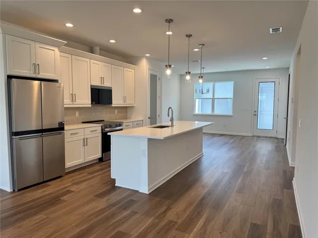 Open concept first floor