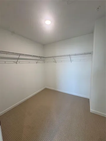 Primary walk in closet