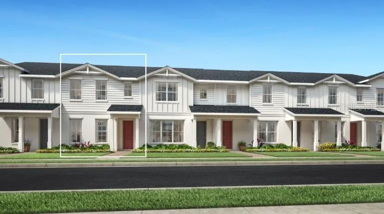 Exterior rendering of Autumn Farmhouse