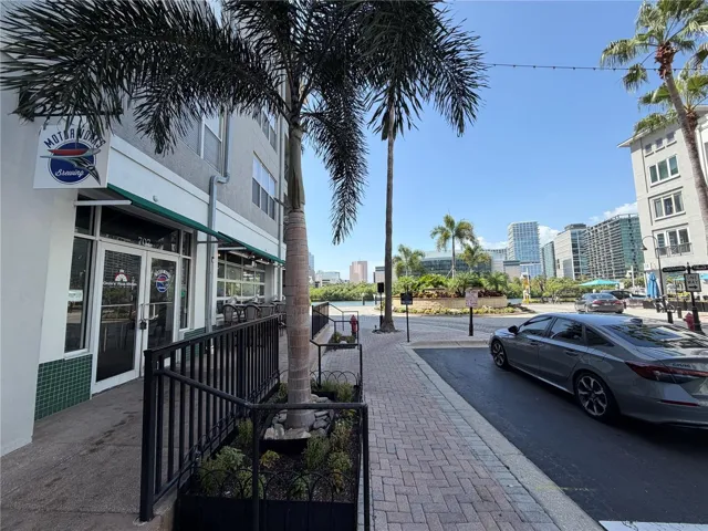 Nearby on foot