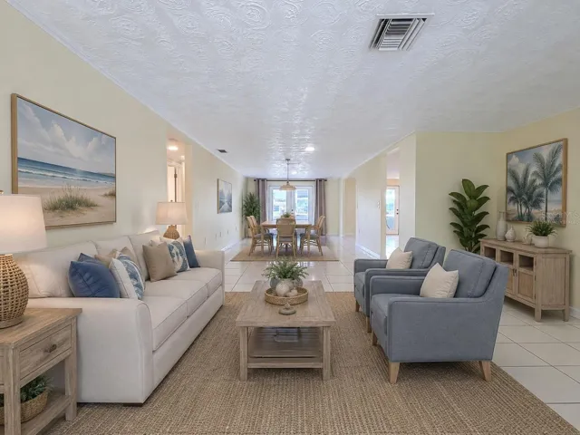 Living room/dining room-virtually staged