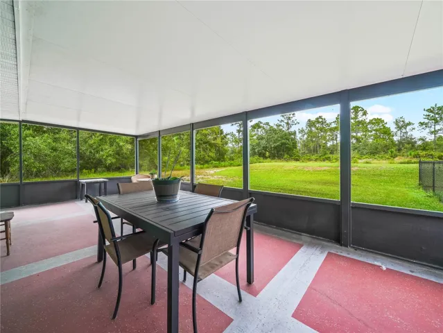 26 x 12 Screened Rear Porch