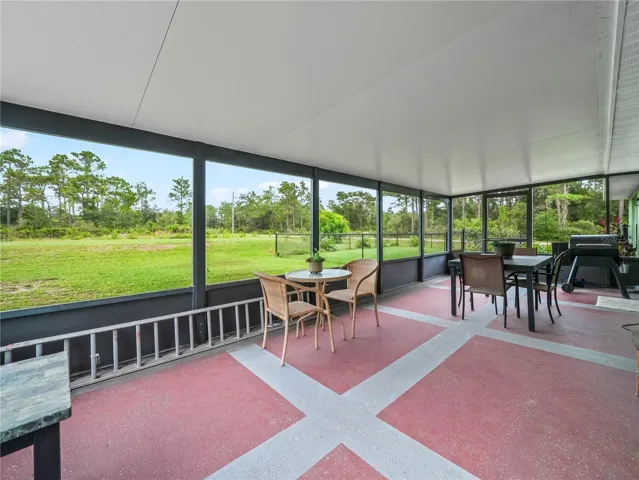 26 x 12 Screened Rear Porch