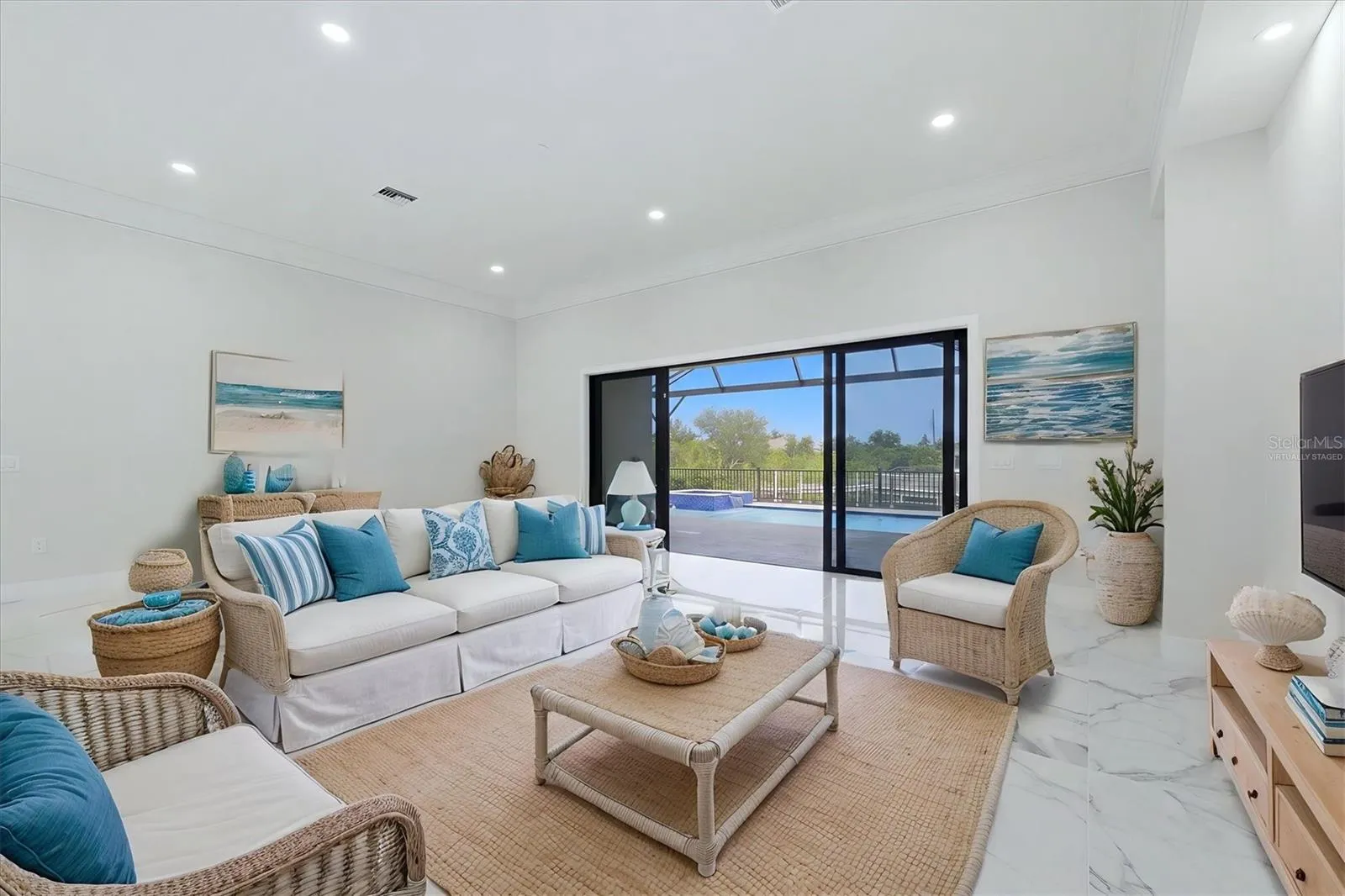 Virtually Staged Great Room