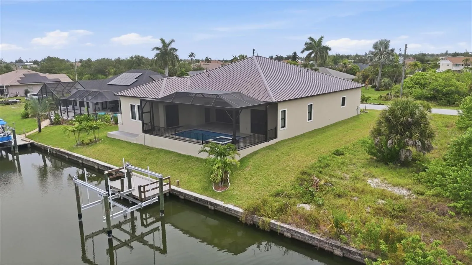 View of Rear Elevation on Canal