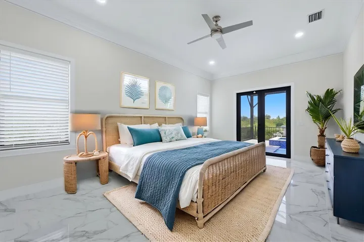 Virtually Staged Primary Bedroom