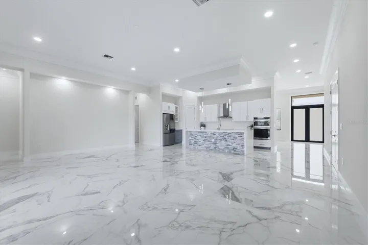 Open Plan View Looking to the Front