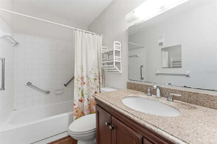 updated vanity in bathroom