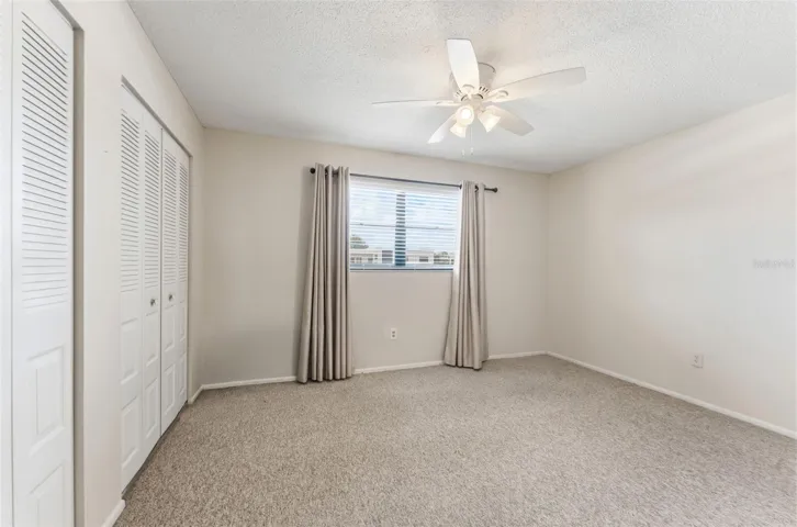 Roomy Bedroom with two wall closets!