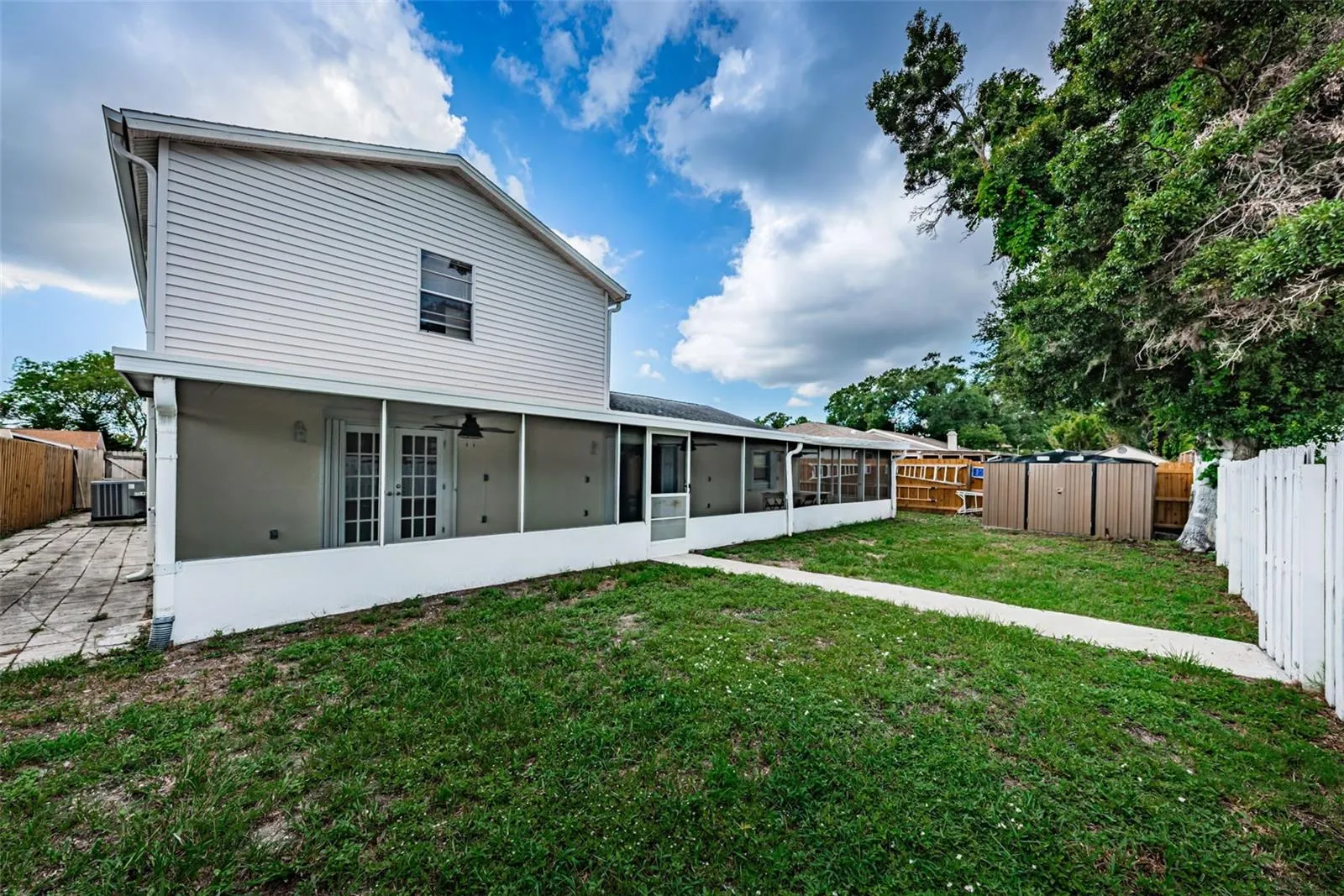 Back yard and home!