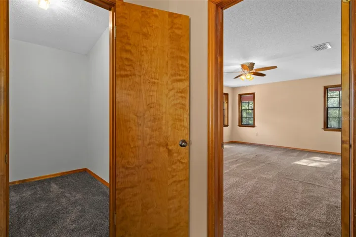 Upstairs Loft Walk In Storage Closet