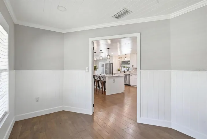 Enclosed office or flex room