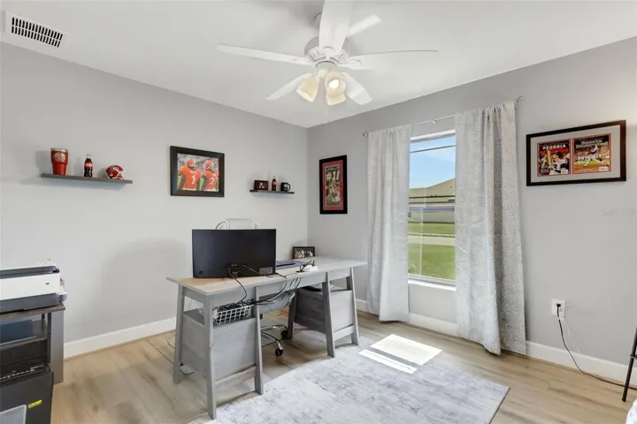 High ceiling and large window affords you plenty of natural light.