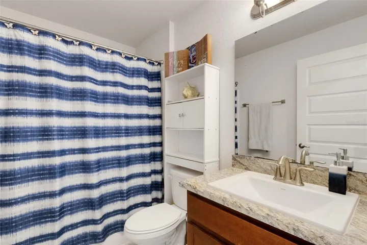 Bathroom #2 is between the two secondary bedrooms.