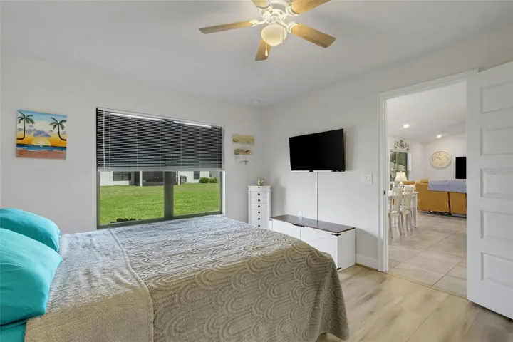 and wood laminate flooring beneath your feet.