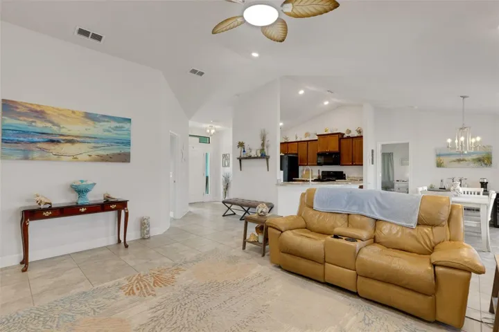 Split bedroom floorplan with 4th bedroom currently utilized as an office.