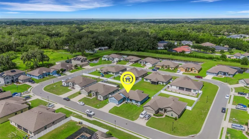 And this home is nestled right in the middle.
