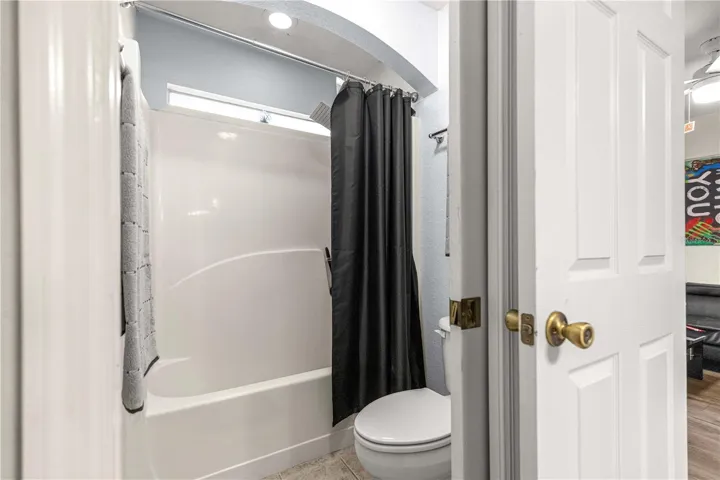 Jack and Jill shower and toilet room