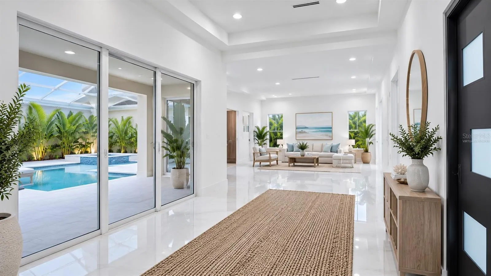 Virtually Staged Foyer