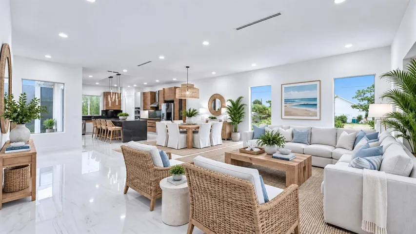 Virtually Staged Great Room