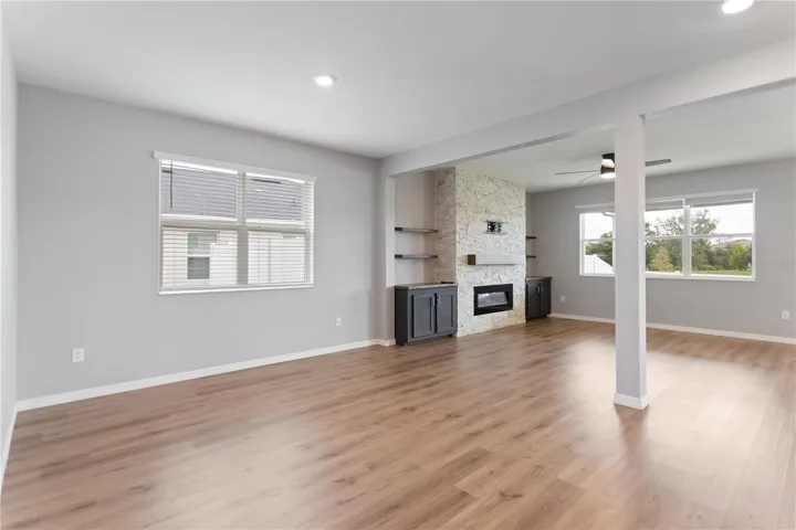 View of Living Room and Family Room