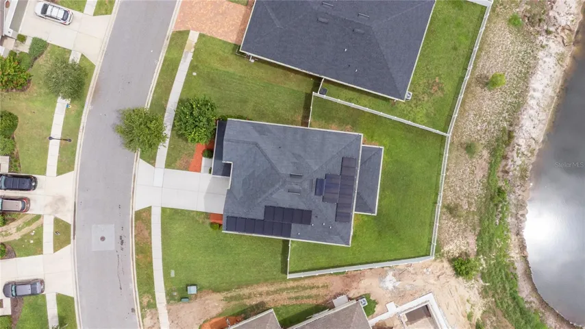 Aerial Top Side View