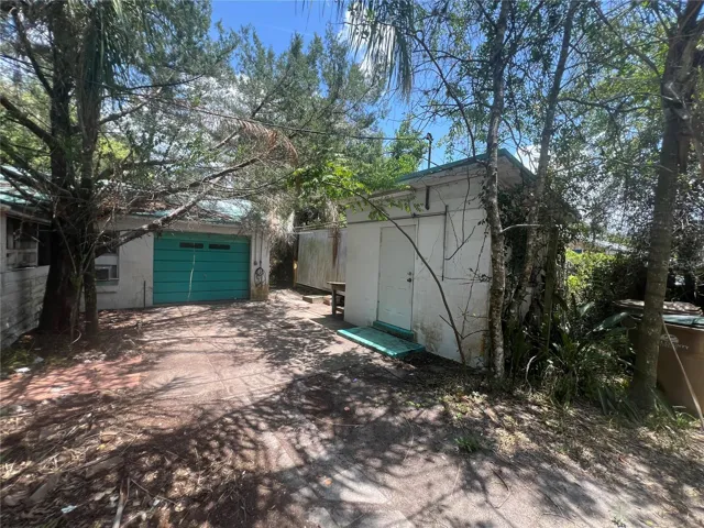 Right Side of House Garage, Laundry Building